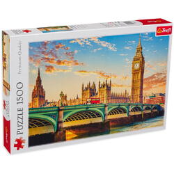 Puzzle Trefl din 1500 de piese - Londra, Marea Britanie