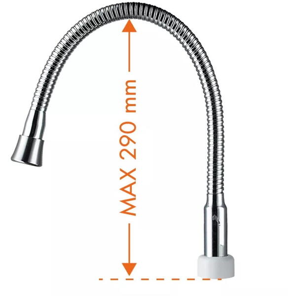 Robinet electric pentru incalzit apa (instant apa calda) Noveen IWH350, 3600 W, pe perete, doua duze, Alb