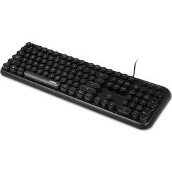 Tastatura iBox IKS620, cu cablu, EN, iluminata, Neagra
