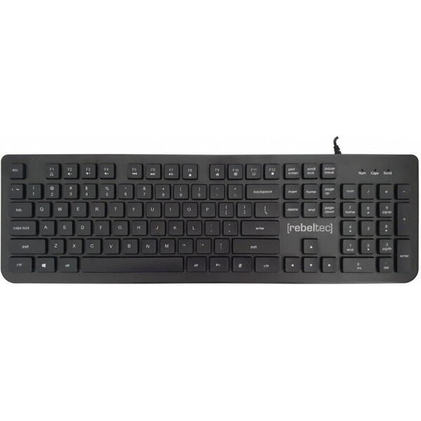Tastatura rebeltec Full size USB multimedia l keyboard SOLIDERO