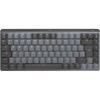 Tastatura Wireless Logitech MX Mechanical Mini for Mac, Bluetooth Illuminated Performance, US INT, Gri
