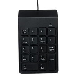 Tastatura numerica, Gembird, KPD-U-03, Negru