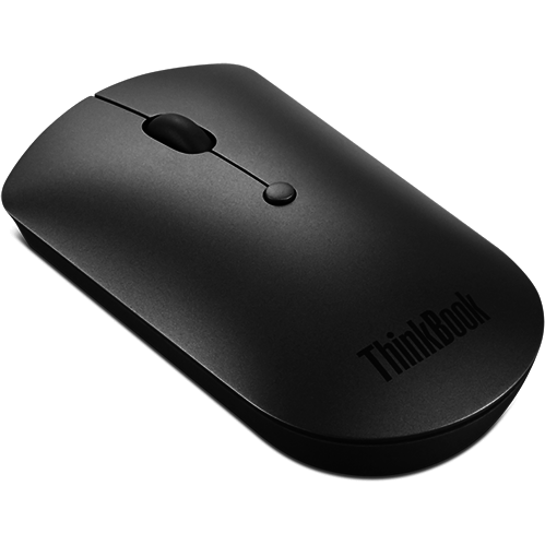 Mouse Wireless Lenovo ThinkBook Silent, Bluetooth 5.0, Gri