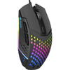 Mouse Fury Battler, USB, 6400 DPI, iluminare RGB, Negru