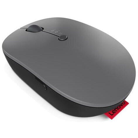 Mouse Wireless Lenovo Go, Bluetooth, Optic, 2400 DPI, USB-C, Gri