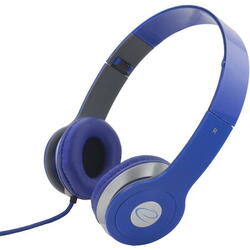 Casti stereo, Esperanza, Techno EH145B, Cu fir, Cu anulare a zgomotului, Albastru