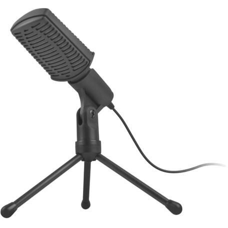 Microfon Natec ASP, Jack3.5mm, Cablu 1.8m, Cardioid, Negru