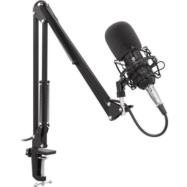 natec Microfon de studio Genesis Radium 300 XLR, Negru