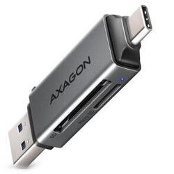 Cititor carduri Axagon CRE-DAC SUPERSPEED USB-C + USB-A, SD, microSD, UHS-I