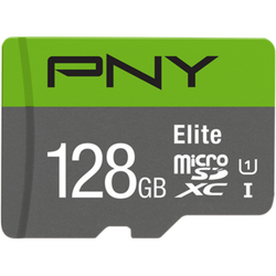 Card de memorie PNY Elite, 32GB MicroSDXC, Clasa 10 UHS-I U1+ Adapter SD