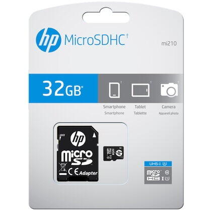 Card de momorie HP, Micro Sdhc/Sdxc, 32 Gb