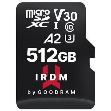 Card memorie Goodram micro Sd Irdm, 512GB, UHS-I U3 A2 + adaptor