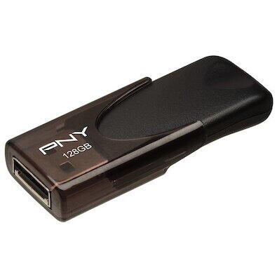 Memorie USB PNY Attache 4, 128 GB, USB 2.0, Negru