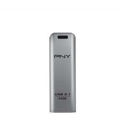 Memorie USB Pny Elite Steel 3.1 64GB,Citire 80MB/S, Scriere 20MB
