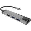 Hub Natec USB 3.0 X2 HDMI 4K USB-C