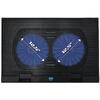 MEDIATECH Cooler stand Media-Tech Heat Buster 17, pentru laptopuri pana la maxim 17", doua ventilatoare 13.5cm, negru