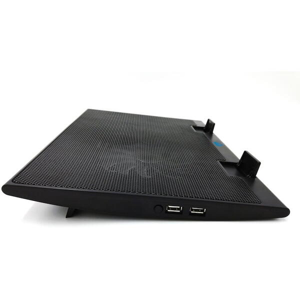 MEDIATECH Cooler stand Media-Tech Heat Buster 17, pentru laptopuri pana la maxim 17", doua ventilatoare 13.5cm, negru