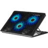 Cooler laptop, Defender,17 inch, 3 ventilatoare, Negru