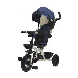 Tricicleta pentru copii, TESORO, Negru/Bleumarin