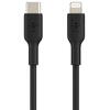 Cablu de date Belkin Boost Charge, USB Tip C - Lightning, 1m, Negru