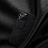 Husa Carte Nillkin Qin Pro, pentru iPhone 13 Pro, Protectie camera, Piele Eco, Negru