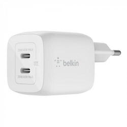 Incarcator Belkin WCH011VFWH, 2x USB-C, 45W, Alb