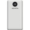Acumulator extern ADATA 20000mAh, Quick Charge 3.0 + PD 18W, 2 x USB &amp, 1 x USB-C, P20000QCD 20.000 mAh, Total 3A, Albastru