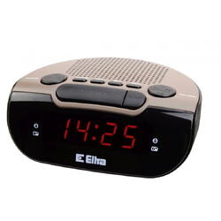 Radio cu ceas cu alarmă ZEBU 06PLL Negru/Kaki