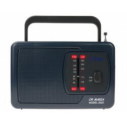 Radio portabil Maria, FM, 500 mW, Bleumarin