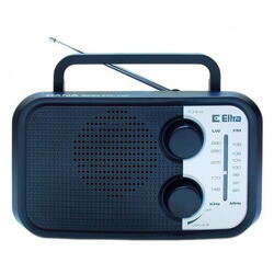 Radio portabil Dana, Eltra, 1 W, 215 x 66 x 126 mm, Negru/Alb