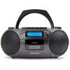 Microsistem audio Aiwa BBTC-550 Boombox, Bluetooth, CD, Caseta, Negru