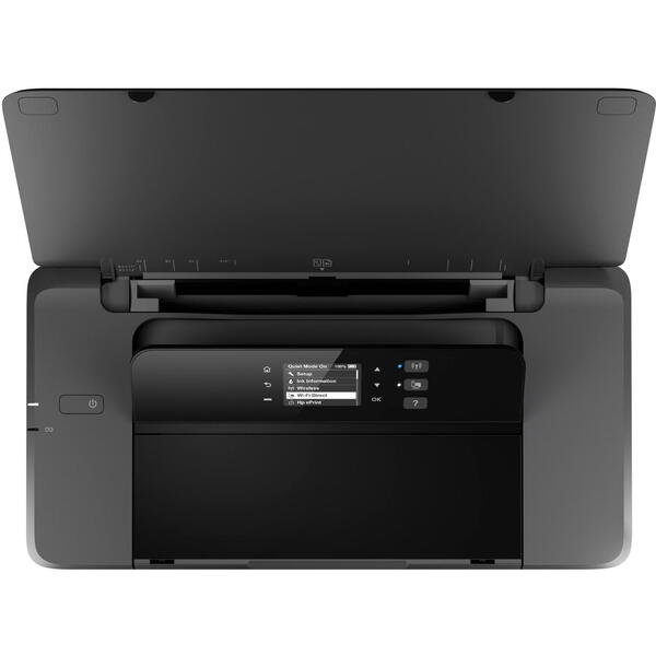 Imprimanta color portabila HP OfficeJet 200, Wireless, A4, Negru