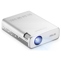 Videoproiector portabil ASUS ZenBeam E1R, WVGA (854x480), HDMI, 200 lumeni, Difuzor 2W, Argintiu