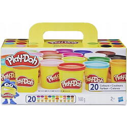 Set 20 paste coloarete, Hasbro, Play-Doh, 2+, Multicolor