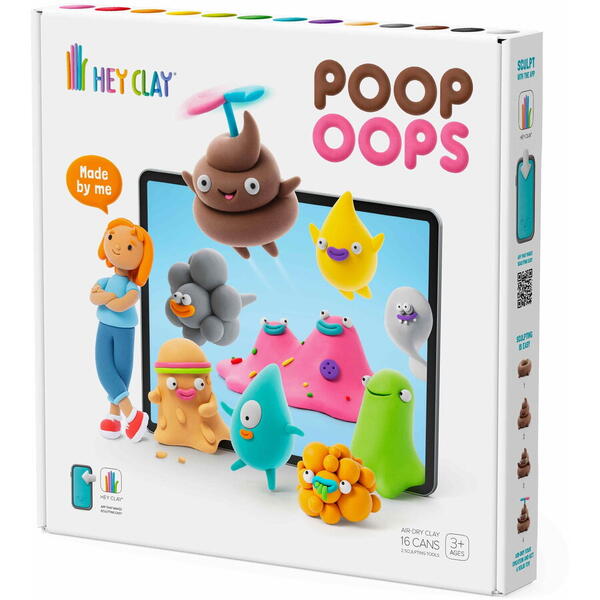 Tm Toys Set Hey Clay - Poop Ooops