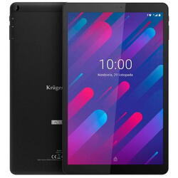Tableta Kruger&Matz EAGLE 1070, Procesor Octa Core 2.0 GHz, Ecran IPS 10.5", 6GB RAM, 128GB Flash, 8MP, Wi-Fi, 4G, Bluetooth, Android, Negru