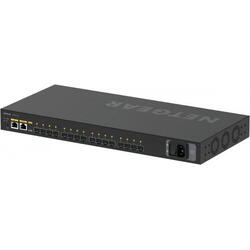 Switch Netgear XSM4216F, 16 porturi, Negru