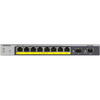 Switch Netgear GS110TP, ProSAFE 8 porturi Gigabit POE, 2 Gigabit Fiber