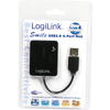 Hub USB Logilink UA0139 USB 2.0 Black