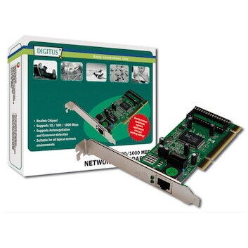 Placa PCI - Ethernet Gigabit, Digitus DN-10110