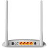 TP-Link TD-W8961N router wireless Fast Ethernet Bandă unică (2.4 GHz) 4G Gri, Alb
