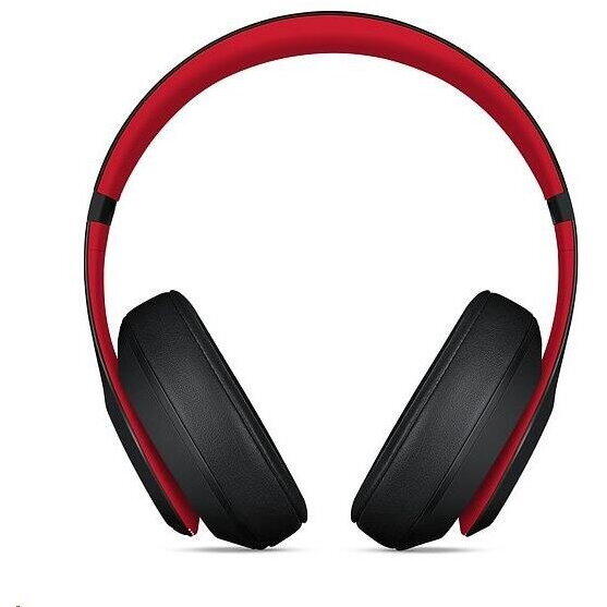 Casti Over-Ear Beats Studio Wireless, negru/roșu