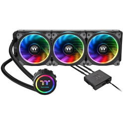 Cooler CPU Thermaltake Floe Riing RGB 360 Premium Edition, Iluminare RGB, Racire cu lichid, 3x120mm