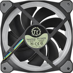 Pachet 5 ventilatoare PC Thermaltake CL-F057-PL14SW-A, Riing Plus 14 RGB, + hub, 140 x 140 x 25 mm