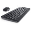 Kit wireless mouse si tastatura Dell KM3322W, Romanian layout (QWERTZ)