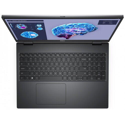 Laptop Dell Precision 7680, Intel Core i9-13950HX, 16 inch FHD+, 32GB RAM, 1TB SSD, nVidia RTX 3500 12GB, Windows 11 Pro, Gri