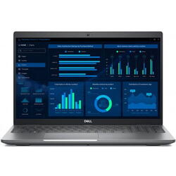 Laptop Dell Precision 3581, Intel Core i7-13800H, 15.6 inch FHD, 32GB RAM, 1TB SSD, nVidia RTX A1000 6GB, 4G, Windows 10 Pro, Gri