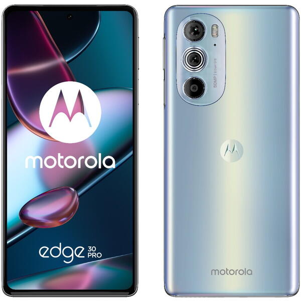 Telefon mobil Motorola Edge 30 Pro, 256GB, 12GB RAM, 5G, Alb