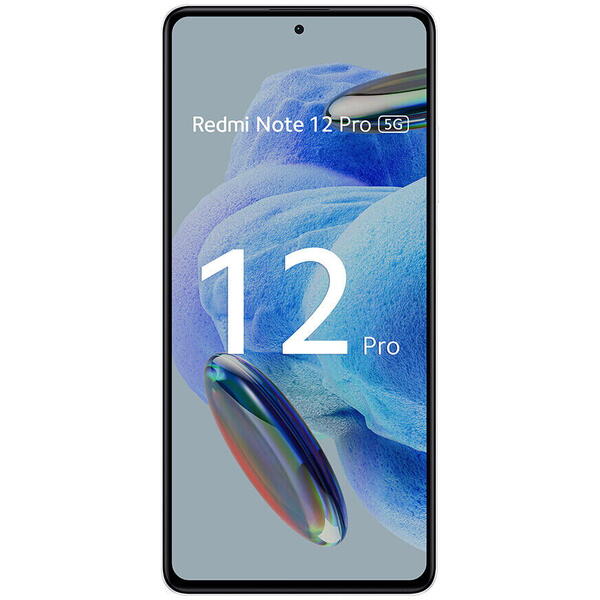 Telefon mobil Xiaomi Redmi Note 12 Pro, 6GB RAM, 128GB, 5G, Alb