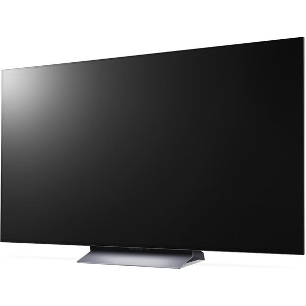 Televizor OLED LG 65C31LA, 164 cm, Smart, 4K Ultra HD, 100Hz, Clasa F, Argintiu